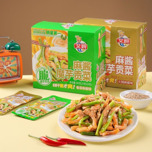 艾妍20包/盒麻酱贡菜魔芋