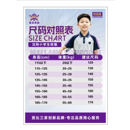 【预售】辽宁省沈阳市小学生秋季校服第二款