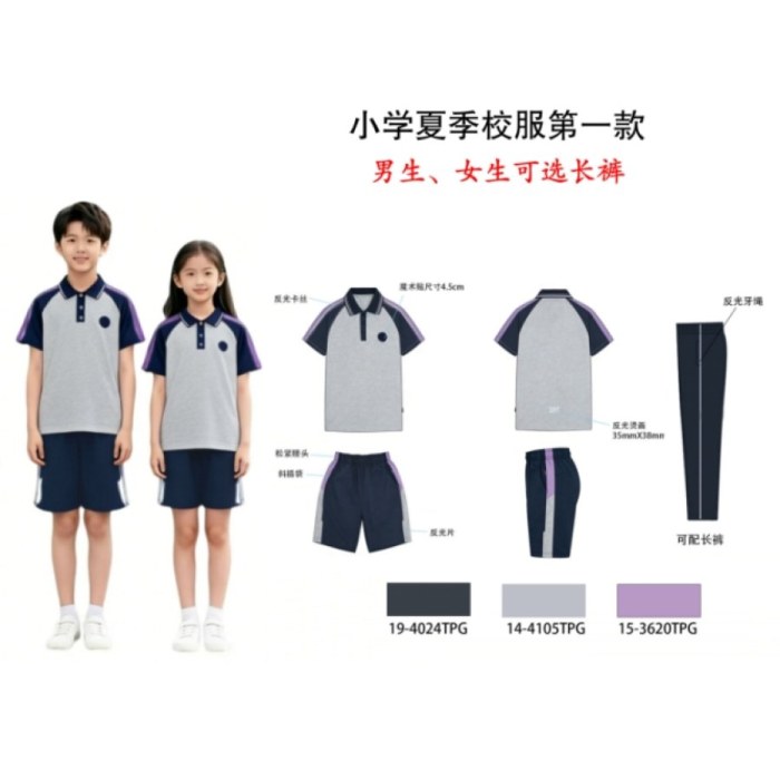 【预售】辽宁省沈阳市小学生夏季校服第一款