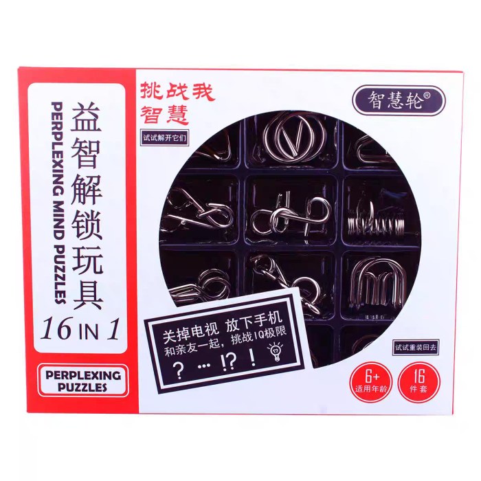 智慧轮E530智力扣16件套