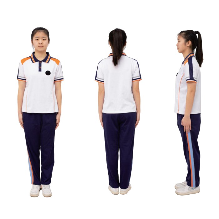 盘锦市初中夏季运动套装校服（165）