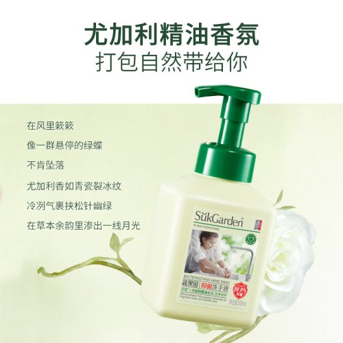 SukGarden蔬果园抑菌洗手液