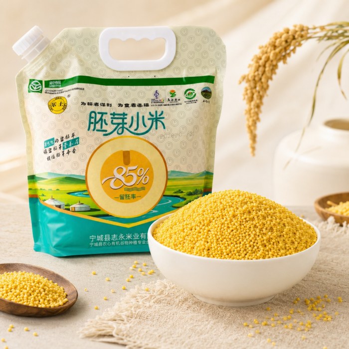 胚芽小米 颗粒饱满 干净无杂 软糯香甜